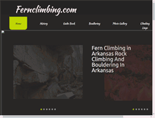 Tablet Screenshot of fernclimbing.com